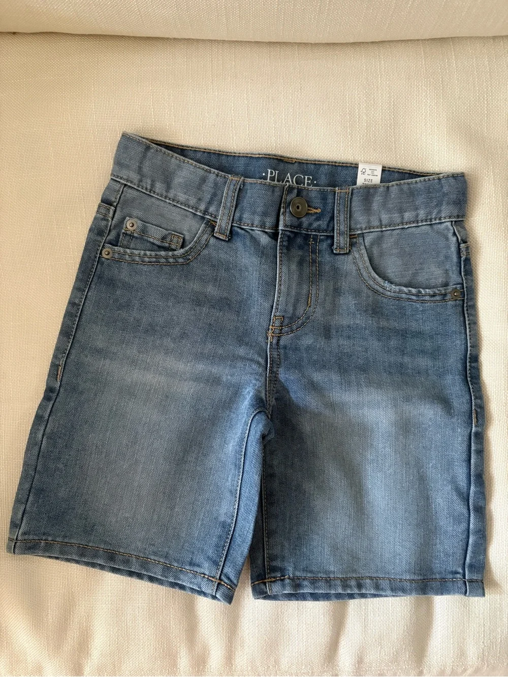 The Children's Place Boy's Classic Denim Shorts – Size 7